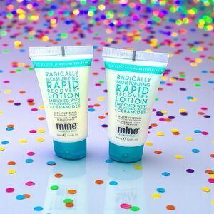 Lot Of 2 MINETAN Rapid Recovery Moisturizing Lotion NWOB & Sealed 1.0 oz Each
